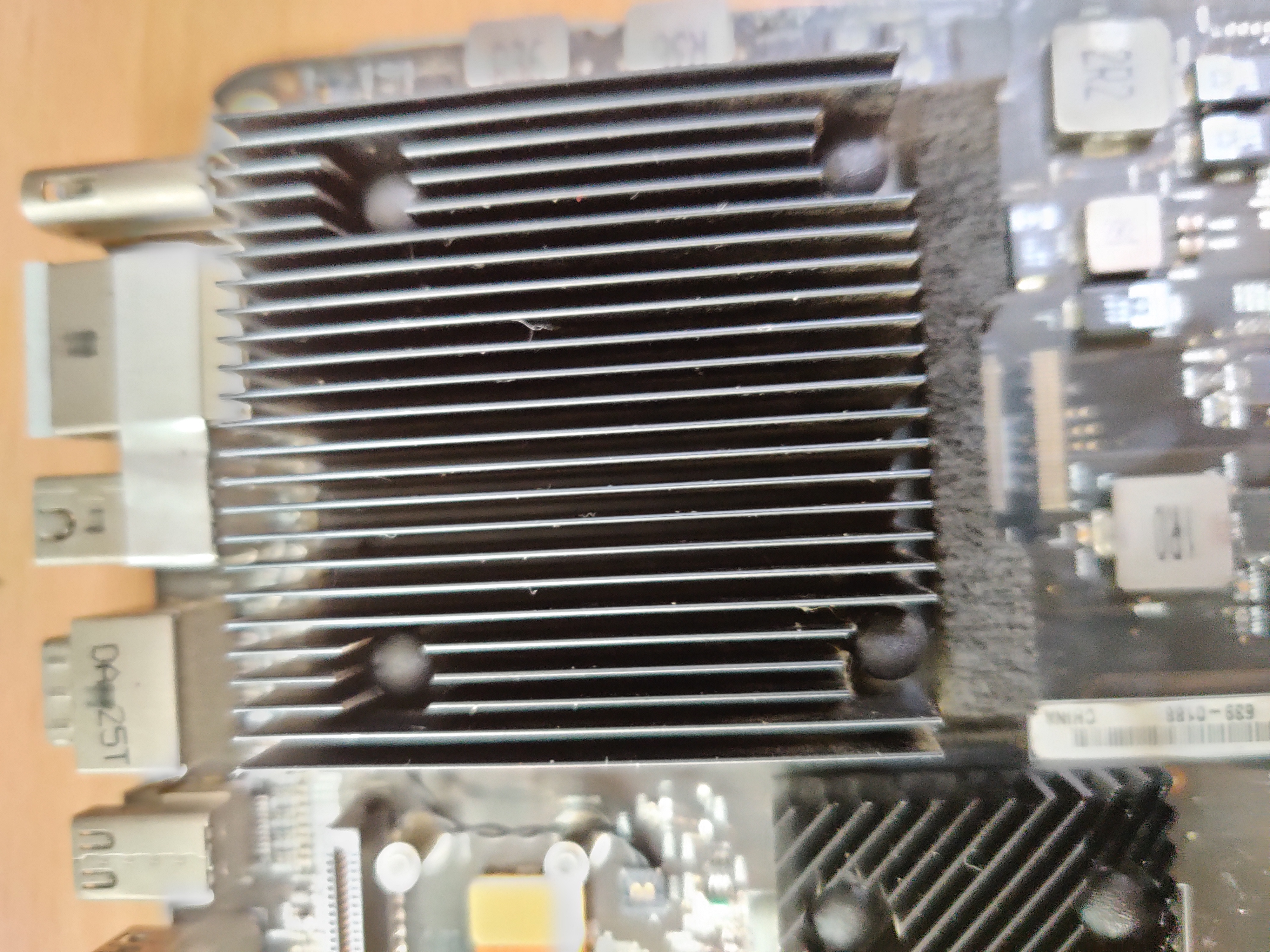 CPU under heatsheld